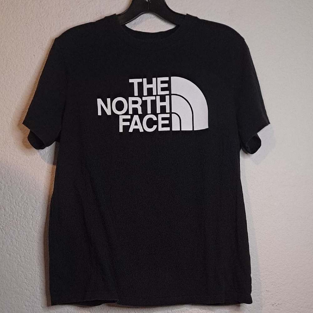 The North Face Men's Black Tee with White Logo